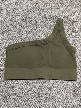 Cropped one shoulder tank